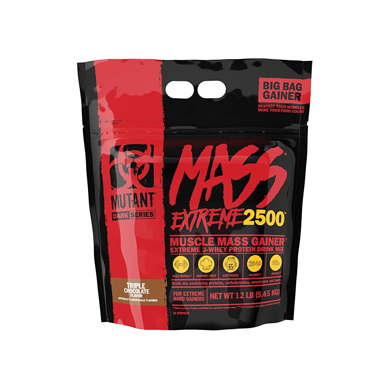 Ganador de peso MASS EXTREME 2500 - 12 Lbs- MUTANT - Potensalud